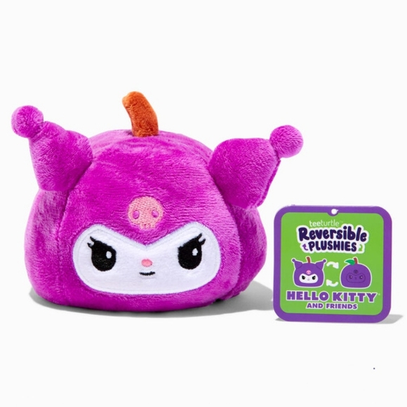 TeeTurtle Hello Kitty And Friends Reversible Kuromi Plum - Picture 2 of 9